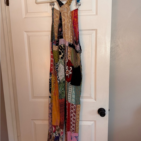 Colorful Patchwork Jumpsuit - Picture 2 of 3